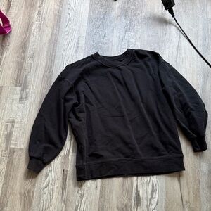 lululemon athletica Women's Classic Black Crewneck Sweater